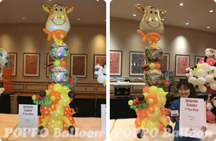 WBC2012(World Balloon CONVENTION)アメリカ ダラス開催　デリバリースカルプチャー部門３位受賞いたしました！！皆さん、本当に感謝の嵐です！